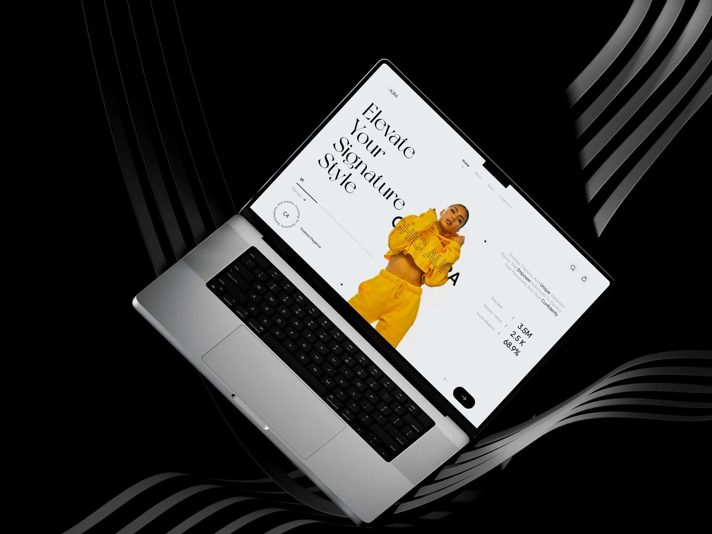 Signature Style interface mockup